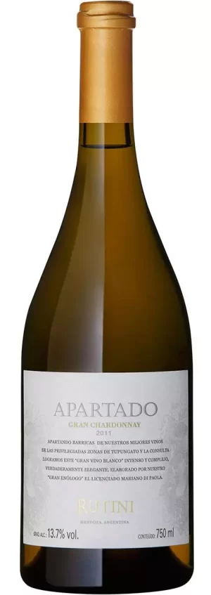 Rutini Wines Apartado Gran Chardonnay Vinho Branco Argentino