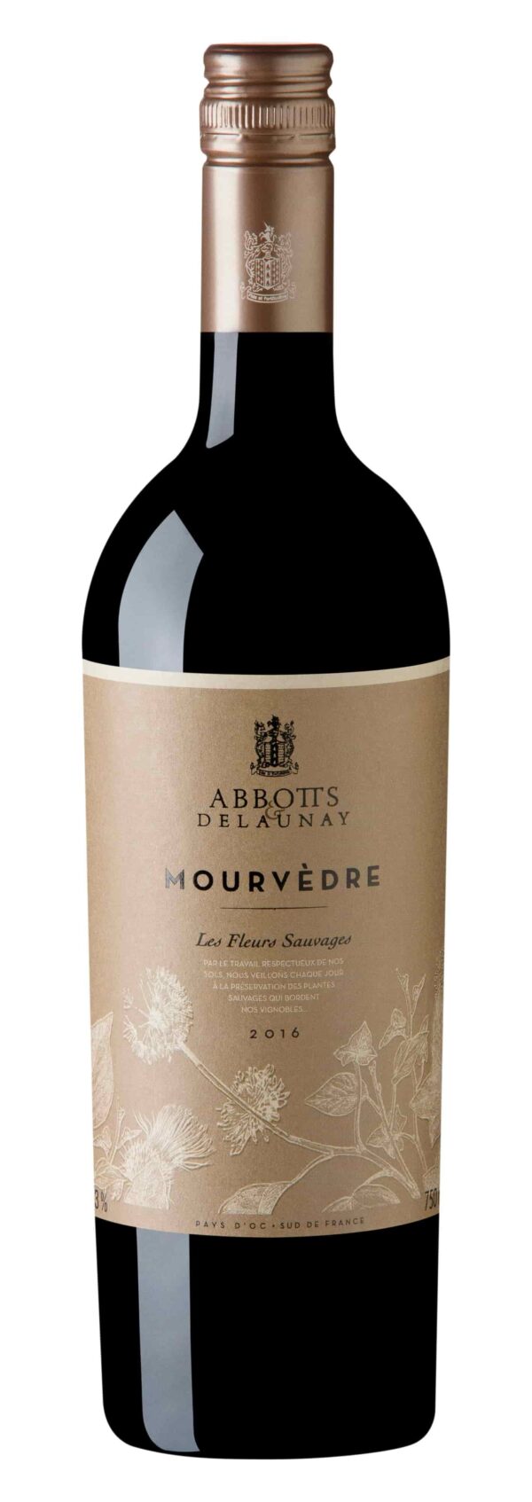 Les Fleurs Sauvages' Mourvèdre Pays d'Oc IGP vinho tinto francês