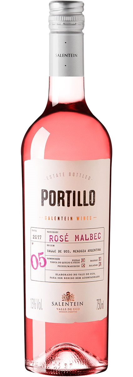 vinho portillo rose malbec argentino