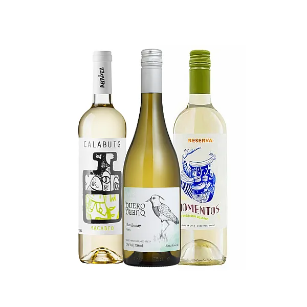 kit de vinhos brancos leves
